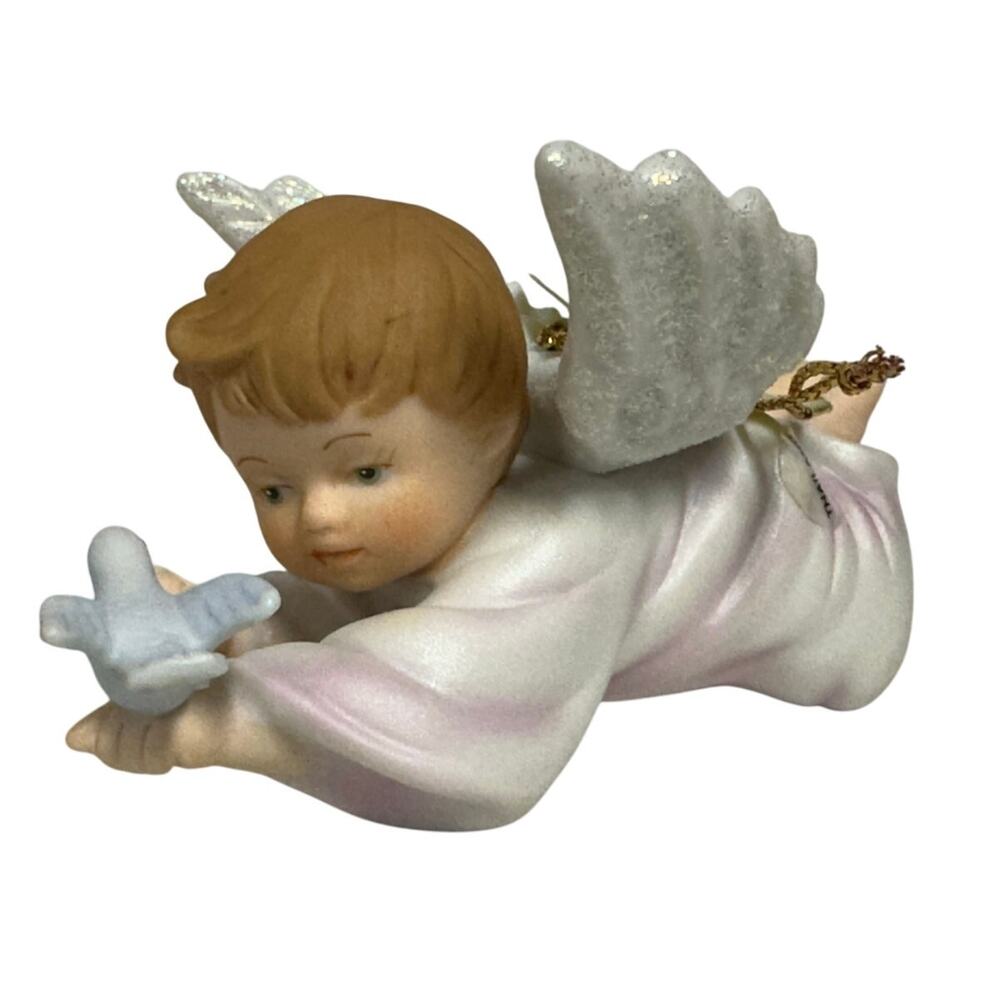 Ashton Drake Vintage 1998 1999 Gifts from Above Angel Cherub Ornaments -Set of 8 - Picture 5 of 14